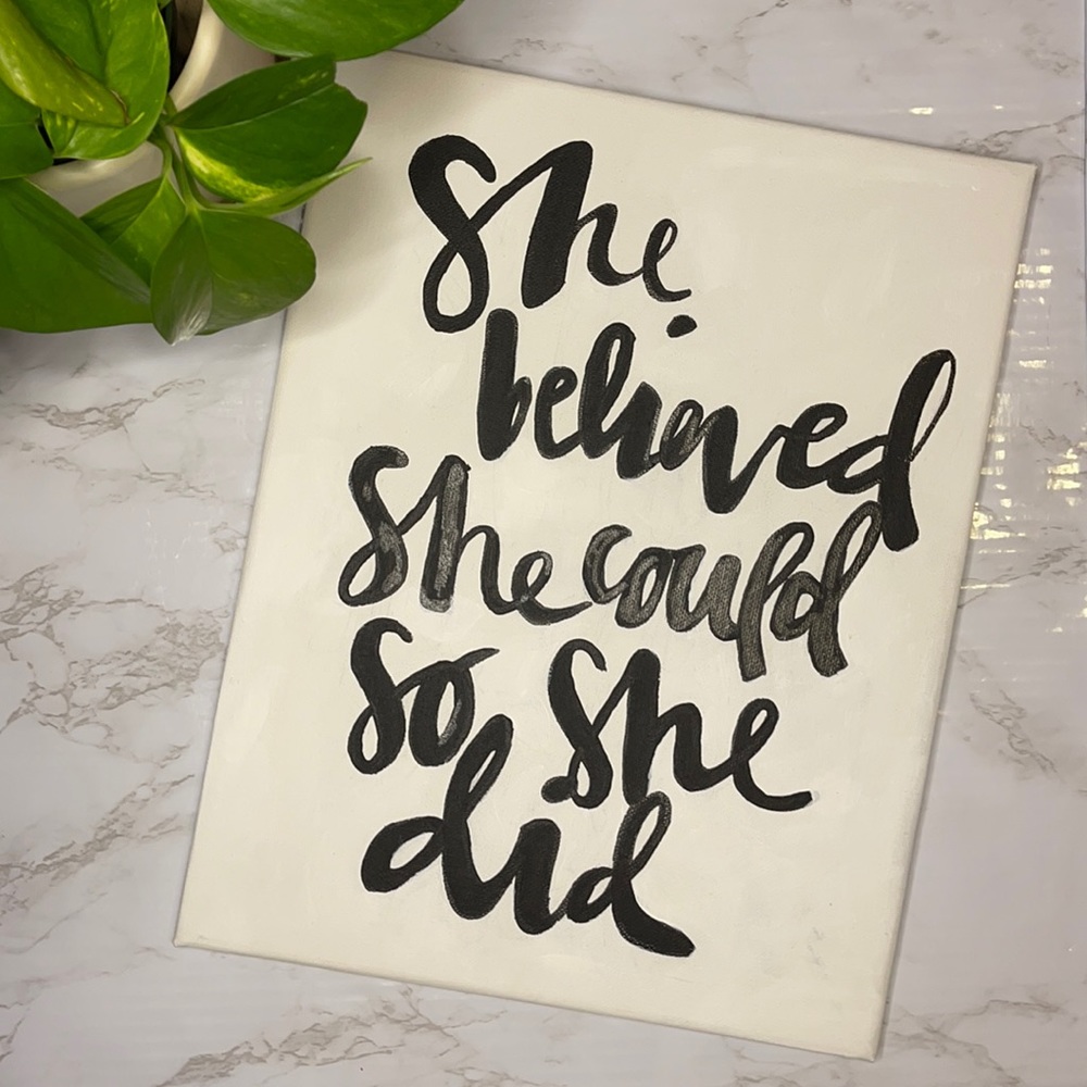 Motivational Canvas Wall Art 🖼